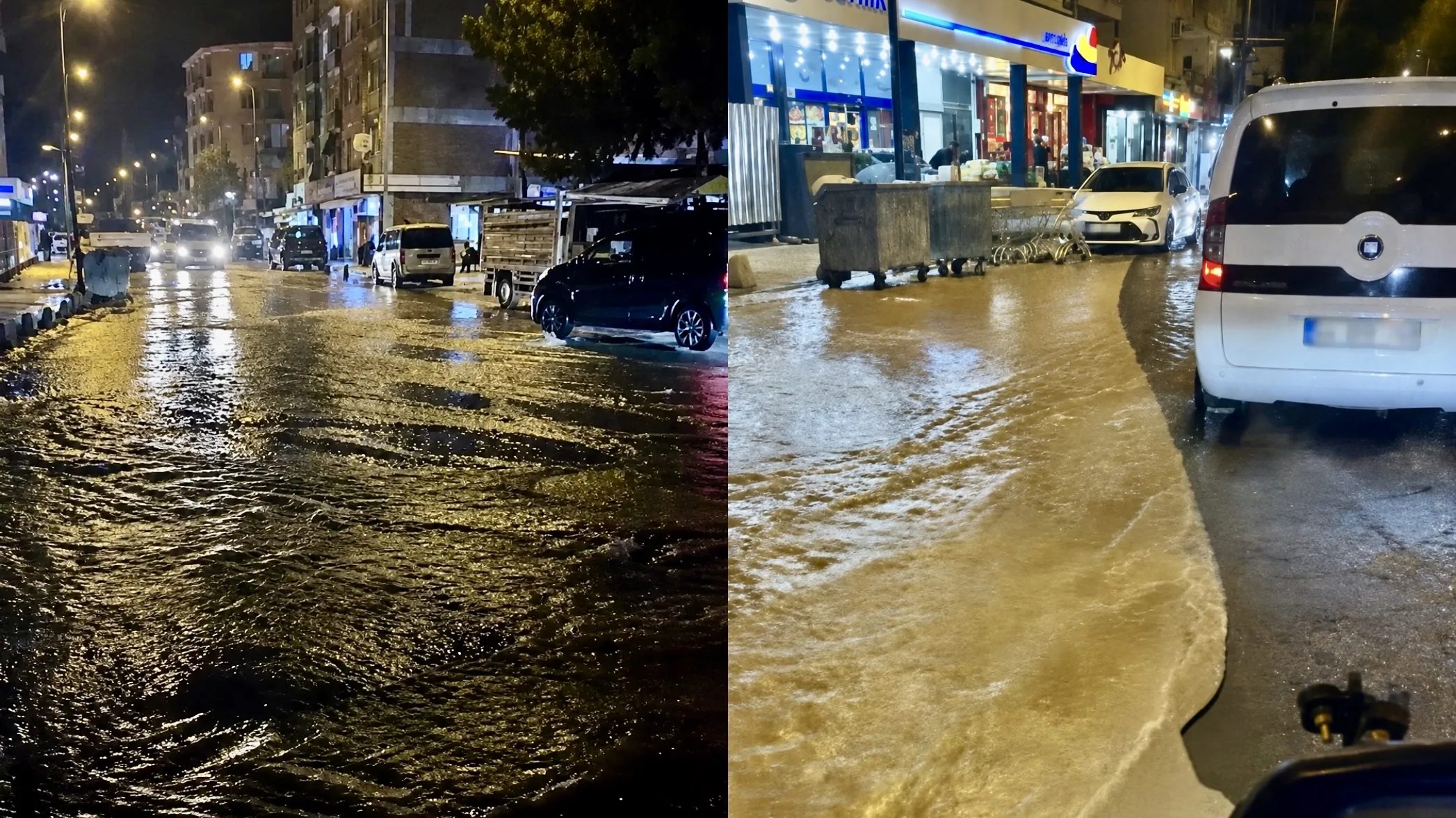 Sarıcıoğlu Caddesi Göle Döndü