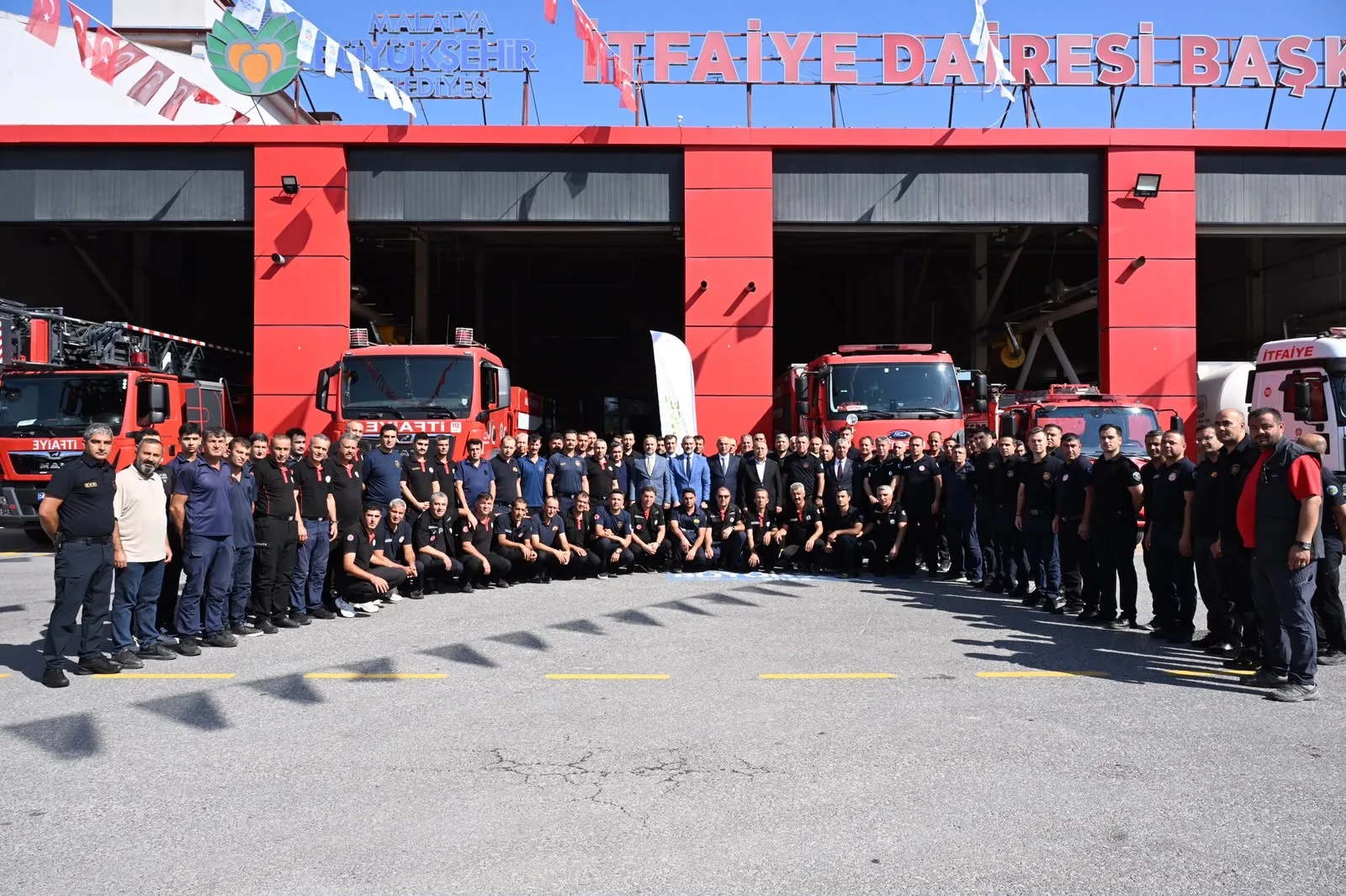 Malatya İtfaiyesine 21 Yeni Araç, 11 Yeni Bina