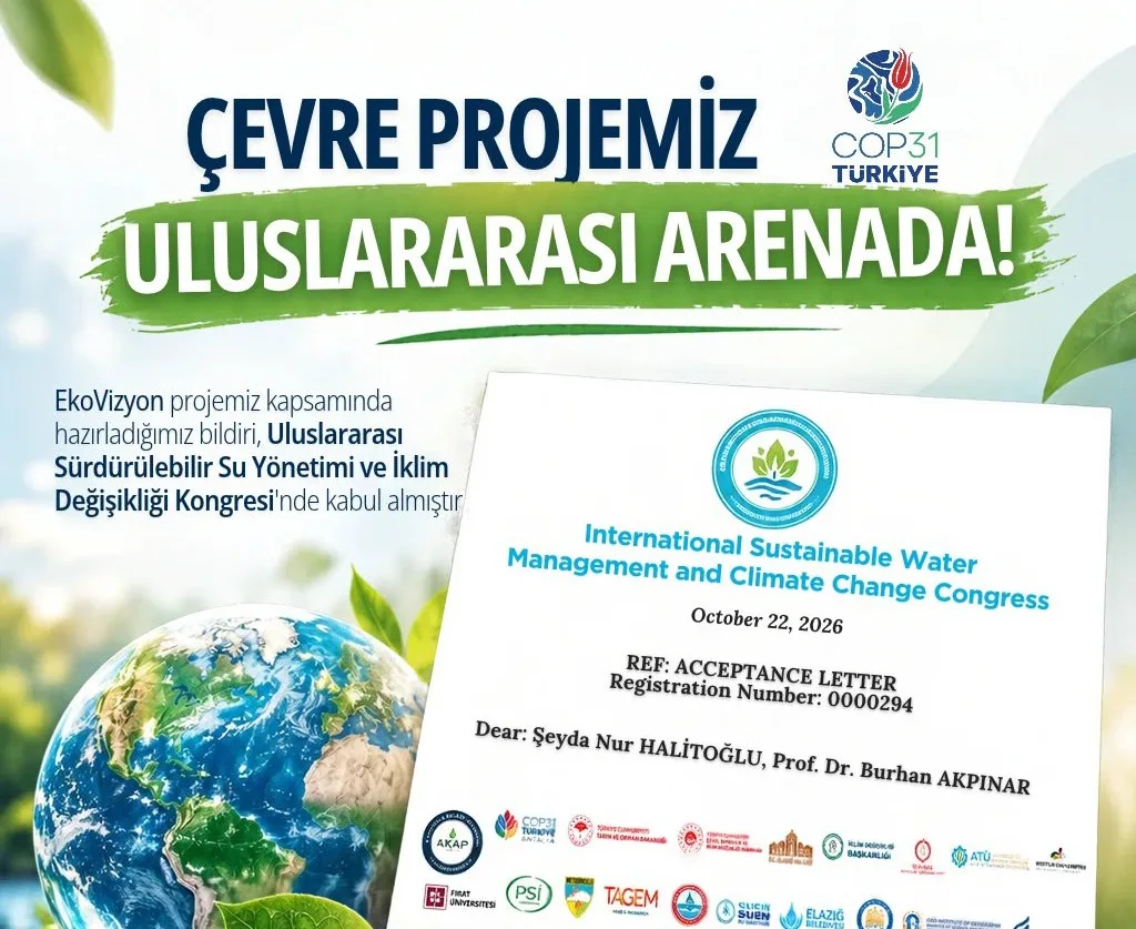 Malatya’nın Çevre Projesine Uluslararası Kabul